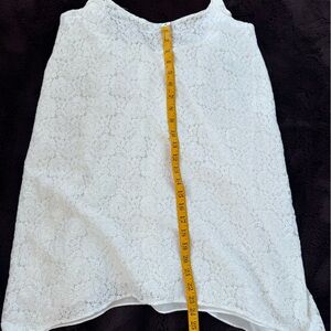 BCBGeneration Ivory Lace Mini Skirt